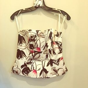 White House Black Market Bustier Top